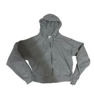 Calvin Klein Gray Zip-Up Hoodie XS